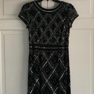 Beautiful Beaded Evening Gown size 6P